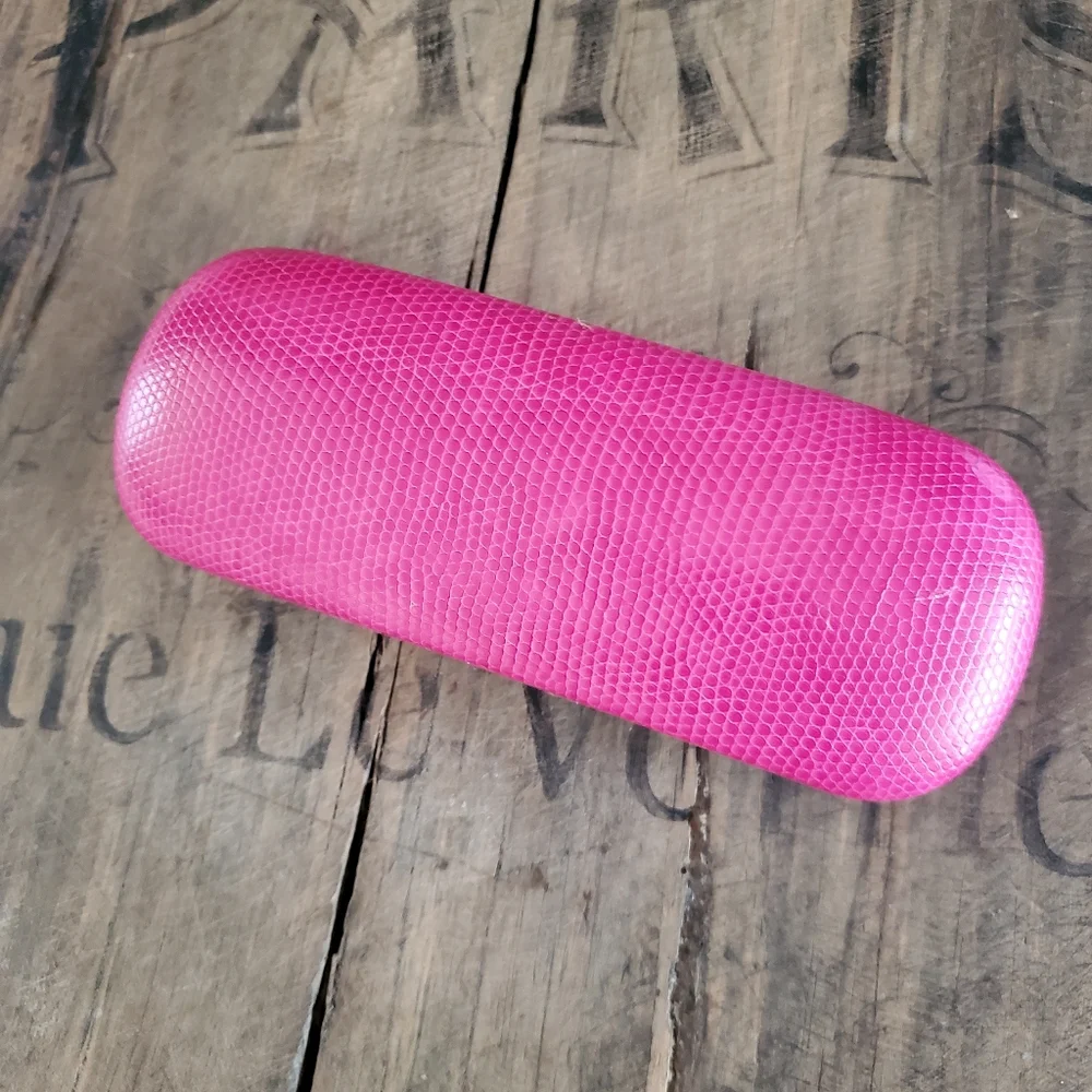 🔥LILLY PULITZER Hot Pink Hard Shell Eyeglass |‎ Sunglass | Eyewear Case